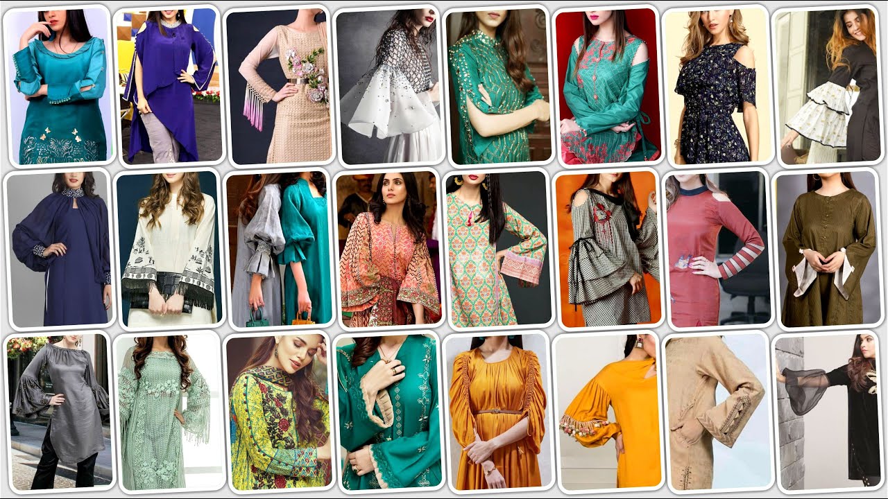 Beautiful Kurtis with modern silhouettes and traditional embellishments |  Trendy dress outfits, Cotton kurti designs, Pakistani dress design